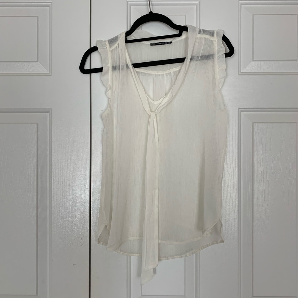 Cream blouse